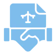 Blue aviation contract symbol