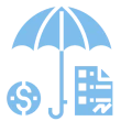 Financial protection concept icon